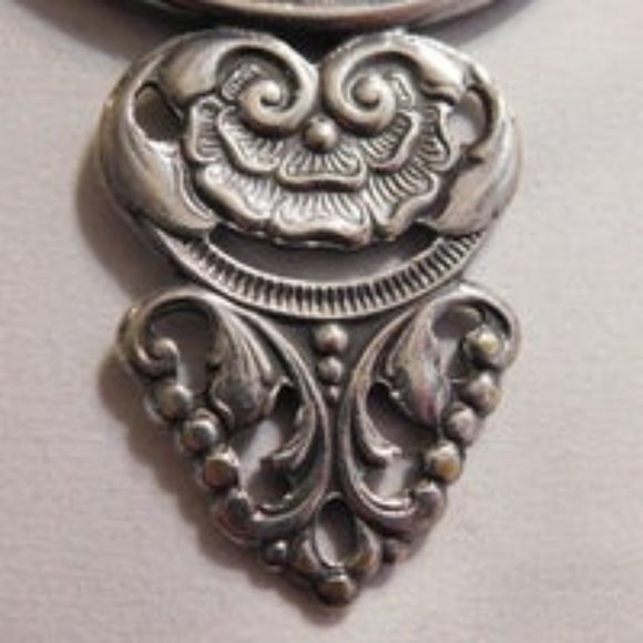 Vintage Hans Jensen Denmark Silver Purse Mirror - Picture 5 of 6